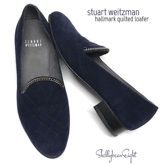 Stuart Weitzman Shoes - ❌❌SOLD❌❌ STUART WEITZMAN Quilted BLUE Loafer 5.5